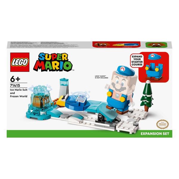 LEGO® Super Mario™ Ice Mario Suit and Frozen World Expansion Set 71415 Building Toy Set (105 Pieces)