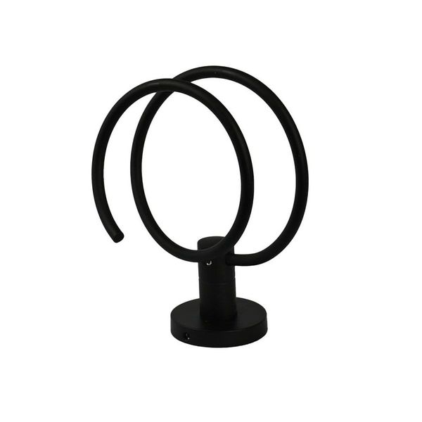 Spiral Wall-Mounted Storage Holder - Black