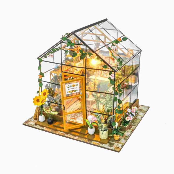 Pocohouze Sunshine Flower House DIY Miniature House Kit