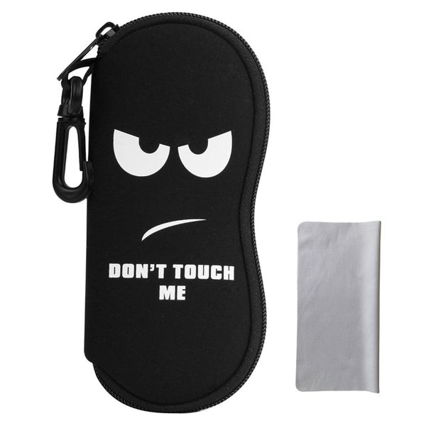 Kingdushi Waterproof Glasses Case W/ Glasses Cloth Portable For Sunglasses