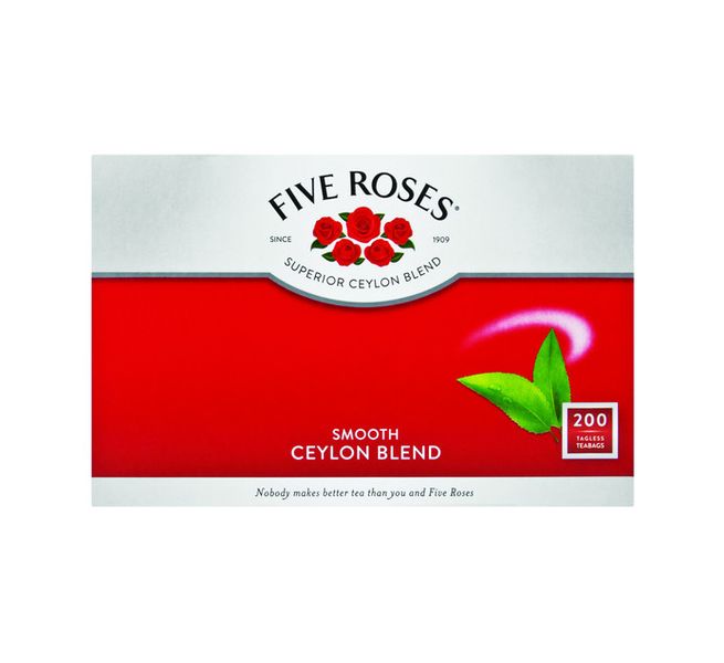Five Roses Tagless Teabags Smooth Ceylon Blend 200s