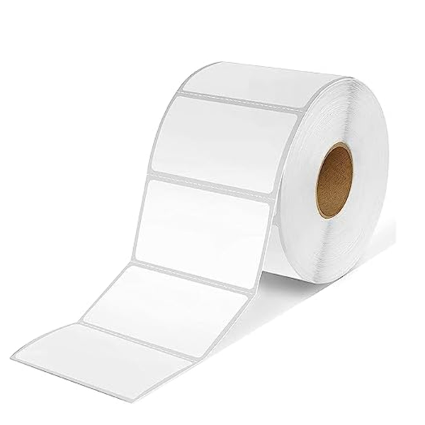 10x10cm Thermal Paper Self-Adhesive Labels (500 per Roll)