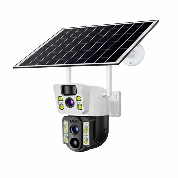 Binocular 4G Solar Camera - V380 App, Dual Lens