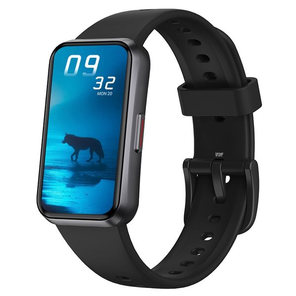 Black GPS Silicone Strap Smartwatch-Active Lifestyle Tracker for Teens &amp;Men