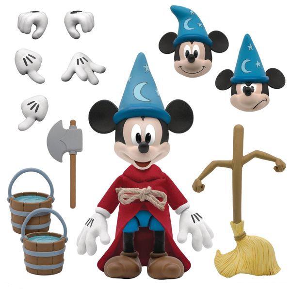 Disney Ultimates Wave 1 Sorcerer's Apprentice Mickey Mouse