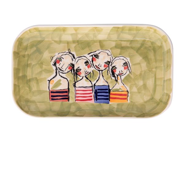 OLIVIA - Treasure Friendships Plate Green