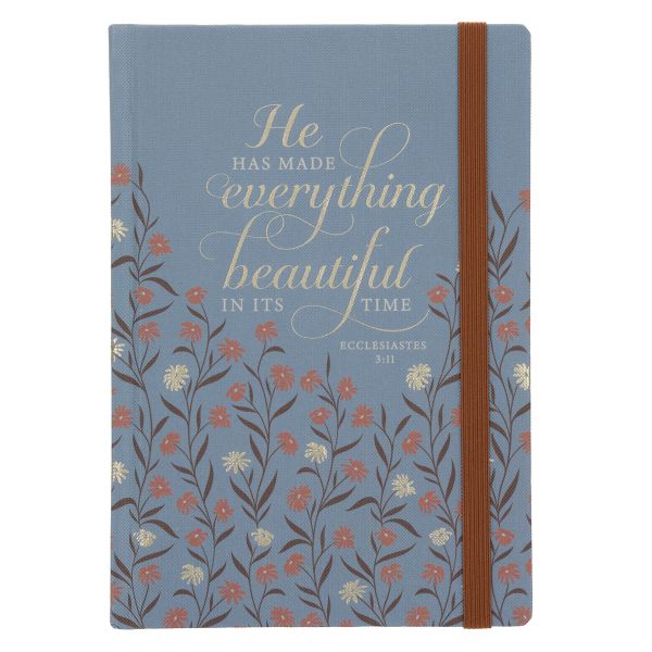 Hardcover Journal with Elastic Closure - He Has Made Everything Beautiful