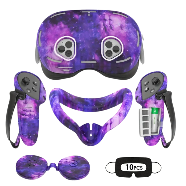 Silicone Covers Compatible with Meta Quest 3S ( Purple)