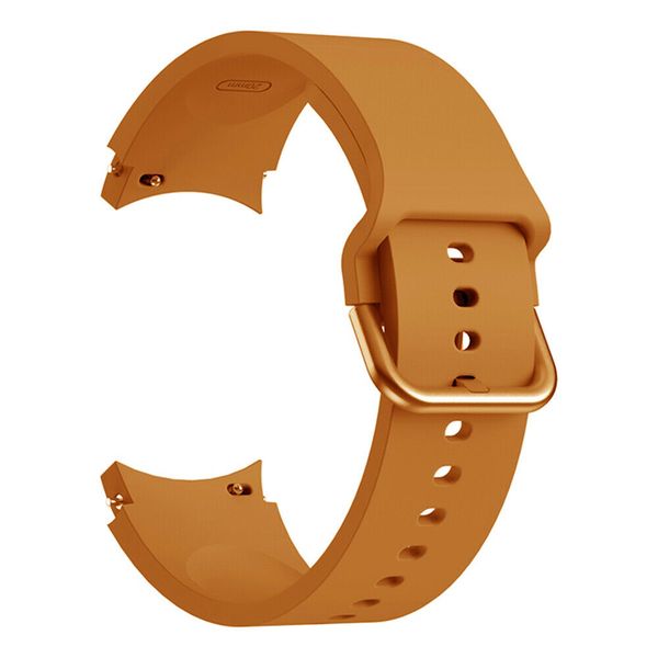 Silicone Band Compatible with Samsung Galaxy Watch 4/5/6/7/7FE - Mustard
