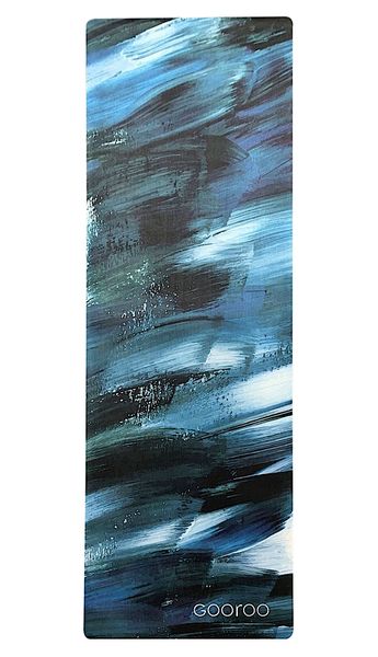 GOOROO Premium Yoga + Fitness Mat | BRUSHSTROKES
