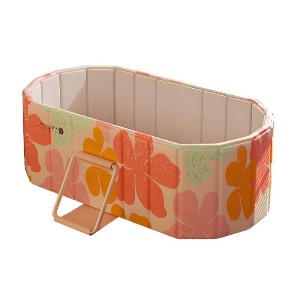 Portable Bathtub, Foldable Collapsible Bathtub for Adult Shower Bathroom