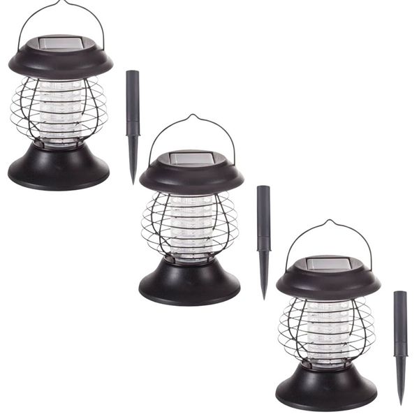 VASTRAP Solar Powered Insect Killer Lamp Bundle - Set of 3