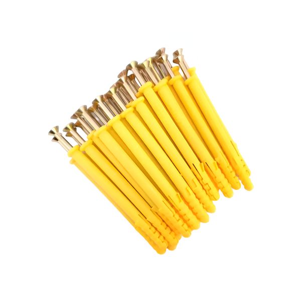 8x60 50-Piece Alloy Steel Hardware Wall Plug With Screws 87035-2