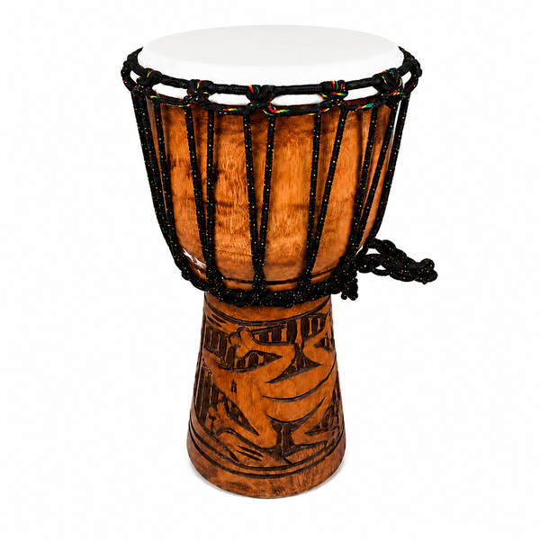 J J African Soul Hand Drum ,Tribal Heritage Music Drum 30 Cm