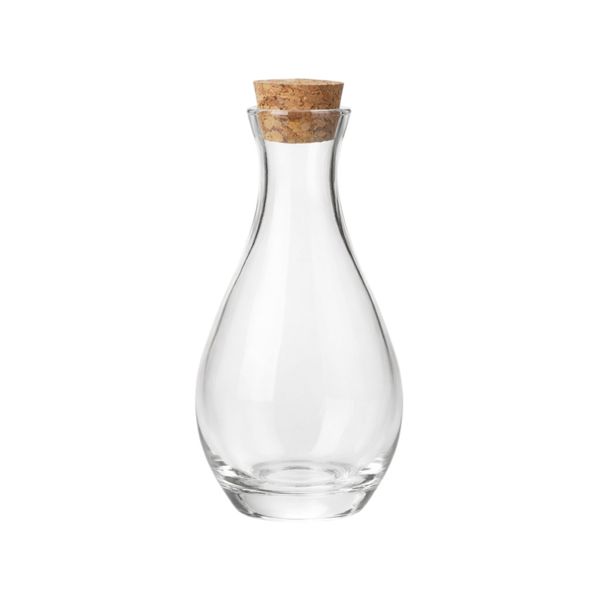 200ml Glass Droplet Shape Oil &amp; Vinegar Bottle - Transparent