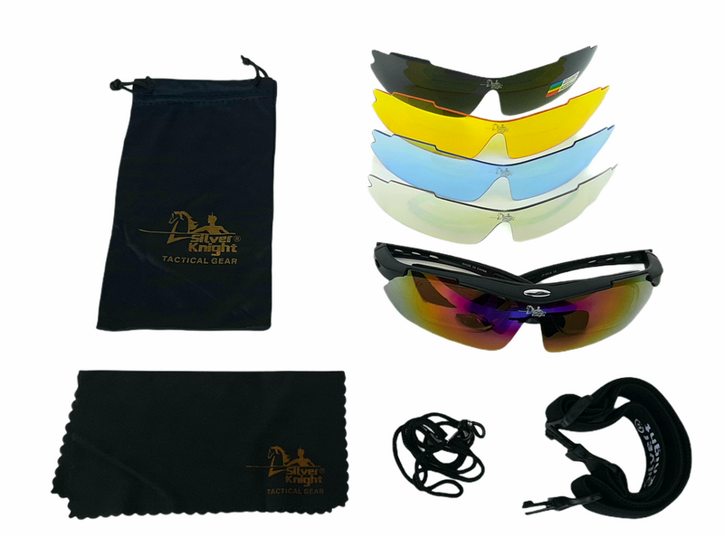 Polarized Sunglasses with 5 Set of Interchangeable Lens for Women/Men