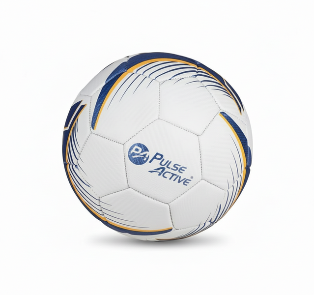 Pulse Active Size 5 Soccer Ball for Match Play - Durable Outdoor Use