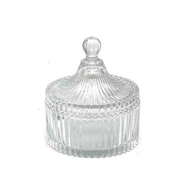 Synergy360 Round &amp; Short Glass Jar - 12.5cm