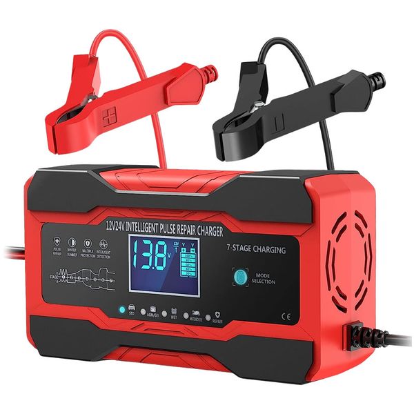 12V 10A-24V 5A Intelligent 7-Stage Pulse Repair Charger NG-22