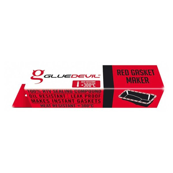 GlueDevil - 70ml Red Gasket Maker Silicone Rubber Sealant