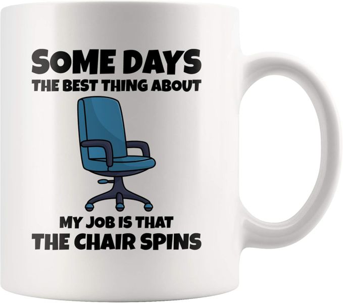Spinning chair-father's day-mother's day-Valentines-Christmas Mug