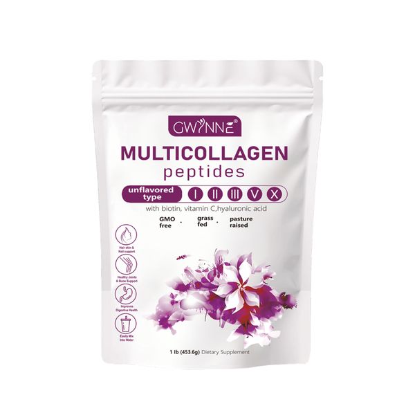 GWYNNE Hydrolysed Collagen Peptide Acid - 1 lb Dietary Supplement