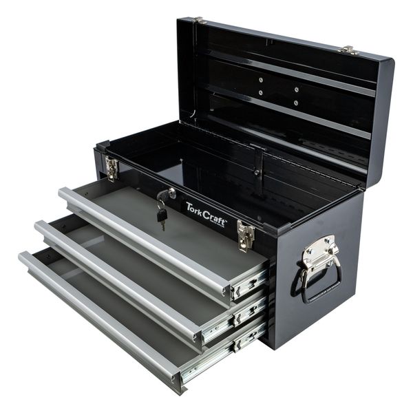 Tork Craft - Empty Track Box - 3 Drawers &amp; Top Tray