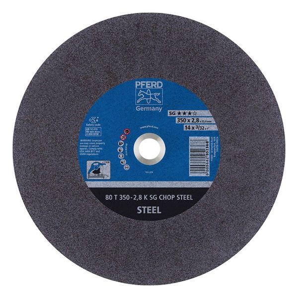 Pferd - Cutting Wheel - Flat - Steel - 350mm - Bulk Pack of 2