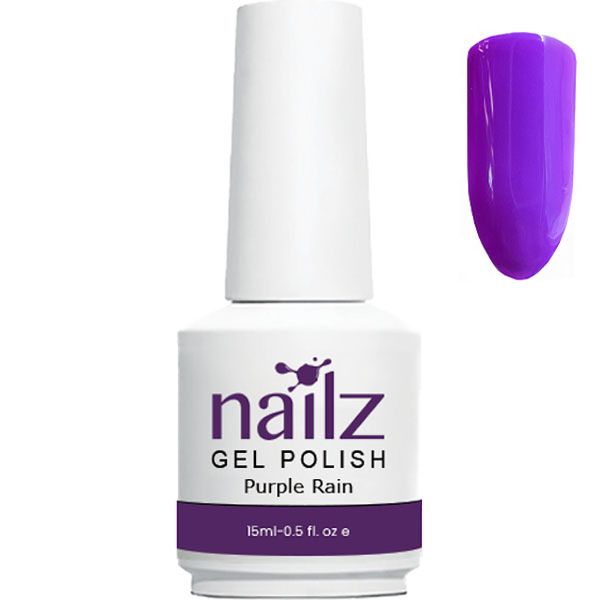 Nailz Gel Polish - Purple Rain -15ml