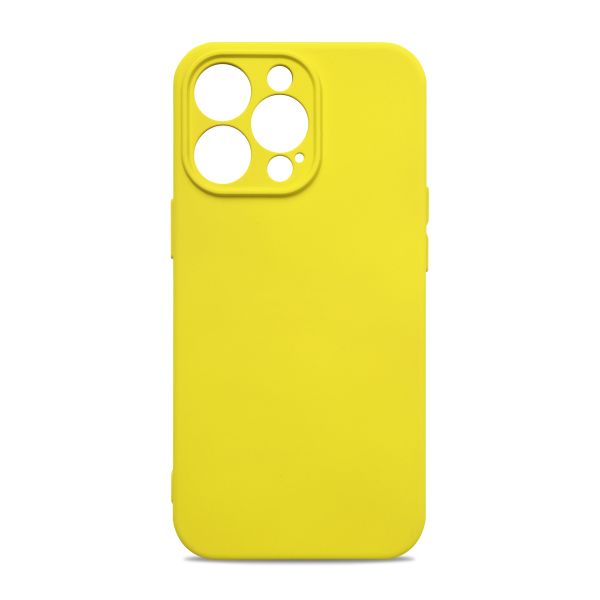 Case for iphone 13 pro max /13 pro/ 13 Silicone cover yellow
