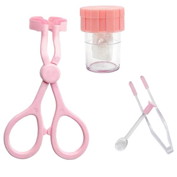 Blush Pink Prism Contact Lens Inserting and Care Kit