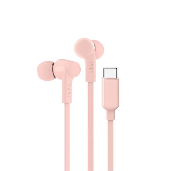 Belkin SoundForm Headphones with USB-C Connector, Pink