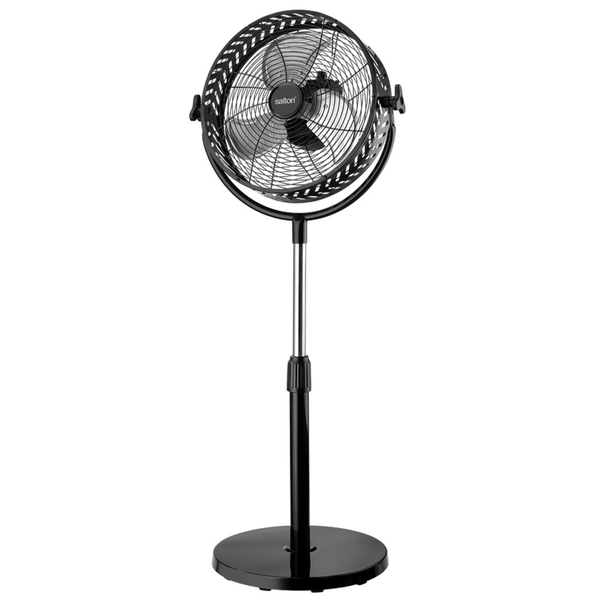 Salton Black Rechargeable Pedestal Fan - 30cm