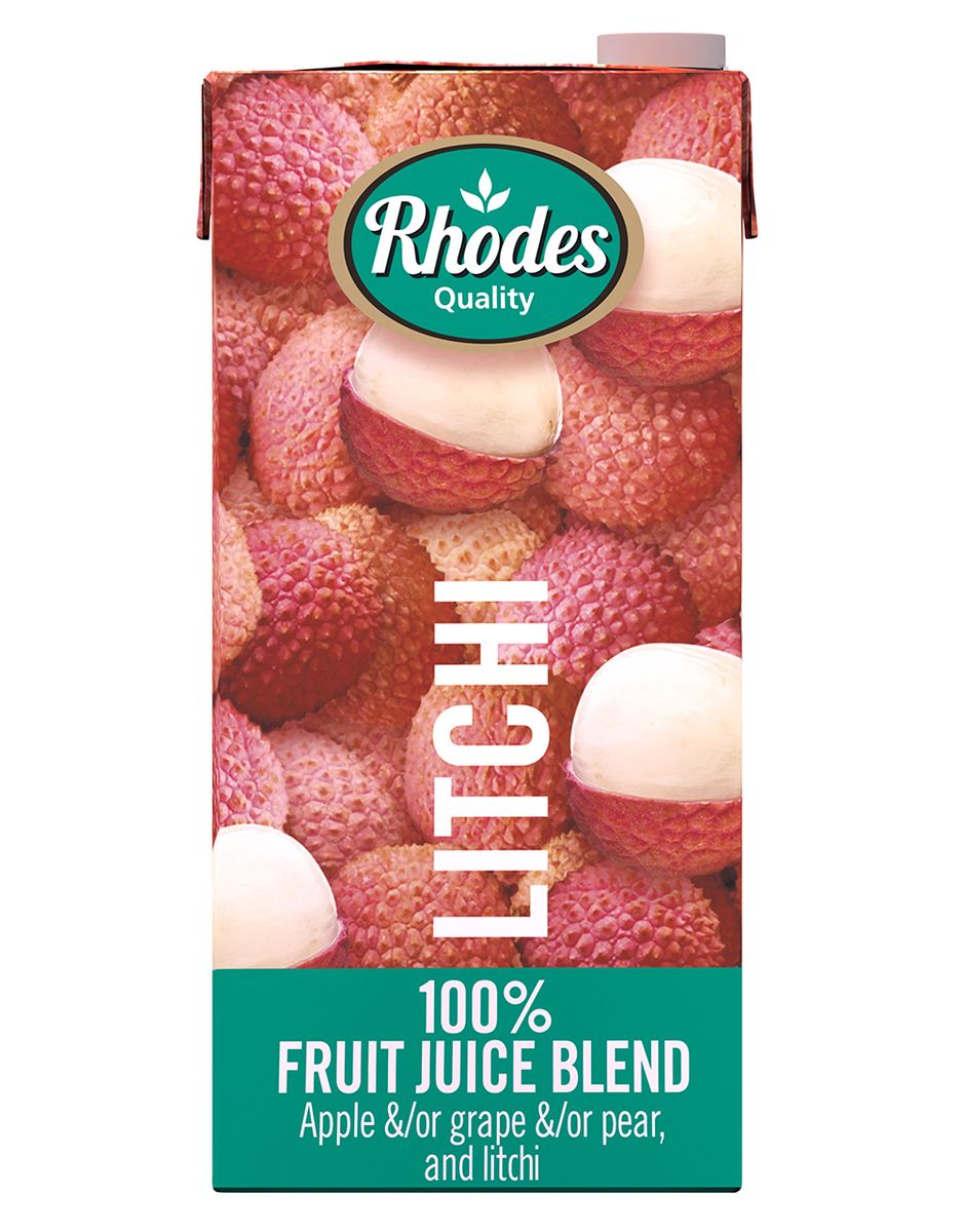 Rhodes 100 Fruit Juice Litchi 6 x 1 LT Shop Today. Get it Tomorrow