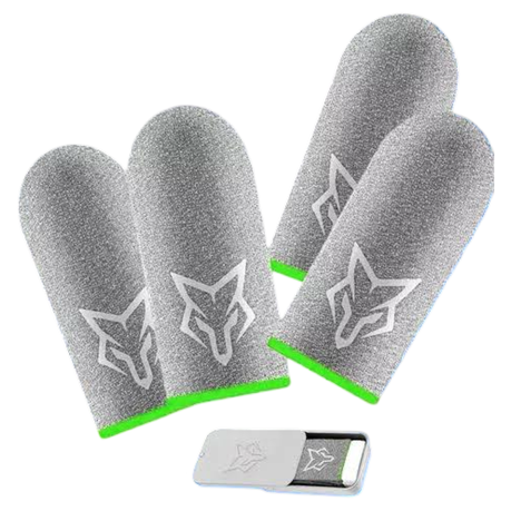 Sarafox V10 Finger Sleeves 4 PUBG COD APEX Fortnite MineCraft Fingersleeves Image