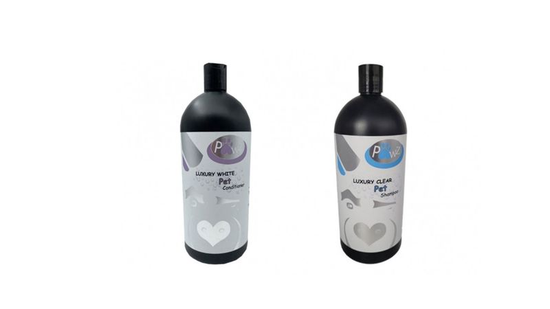 Pawz Luxury Clear Shampoo + Pawz Herbal Pet Shampoo 1000ML