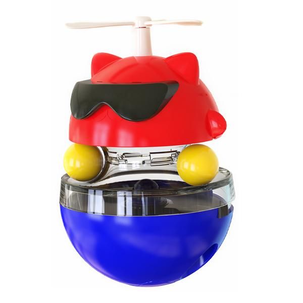 Multifunctional Electric Lazer Pointer Cat Food Dispenser and Toy