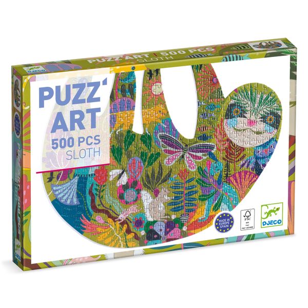 Djeco Puzz Art Puzzle - The Sloth - 500 Piece