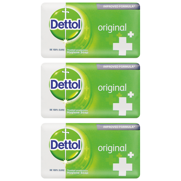 Dettol Soap Value Pack - Original - 3 x 150g