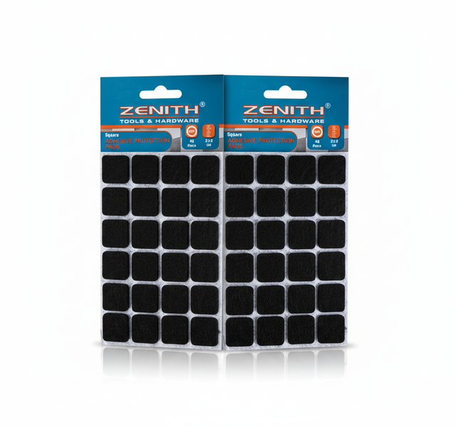 Zenith Adhesive Protection Pads 2x2cm, 48 Piece for Furniture - 2 Pack