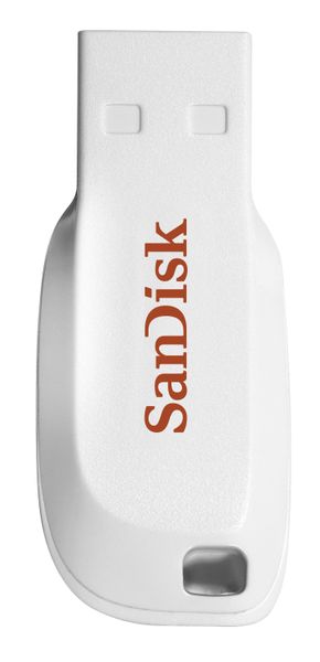 SanDisk Cruzer Blade USB 2.0 Flash Drive 16GB White