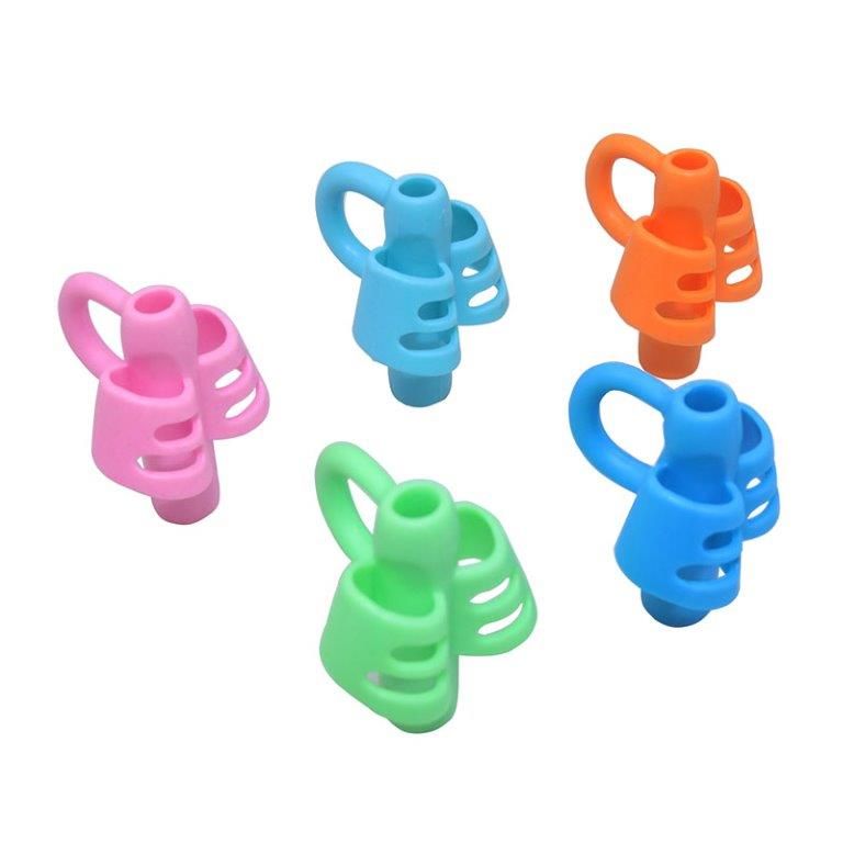 GNH Kid - Pen / Pencil 3 Finger Grip Holder Ergonomic Design - 5 pack ...