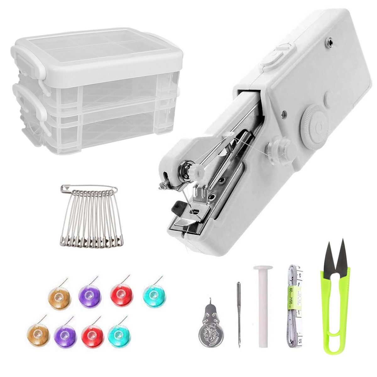 Heartdeco Handheld Sewing Machine & 22Pcs Sewing Kit Shop Today. Get
