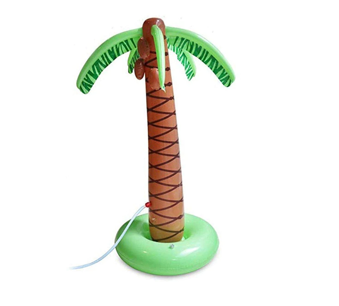 Giant Palm Tree Inflatable Sprinkler For Kids