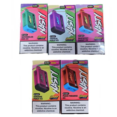 Nasty 9000 Summer Edition Disposable Vape - Variety Pack of 5 Image