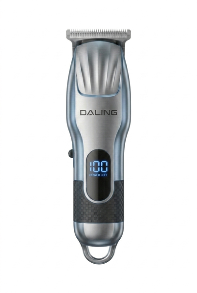 DALING DL-1849 Professional Cordless Hair Clipper for Men -Metallic Silver
