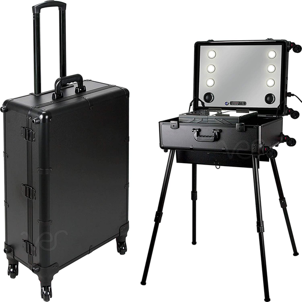 Professional MUA Studio &amp; Workstation With 6 Dimmable Lights And 2 Speakers