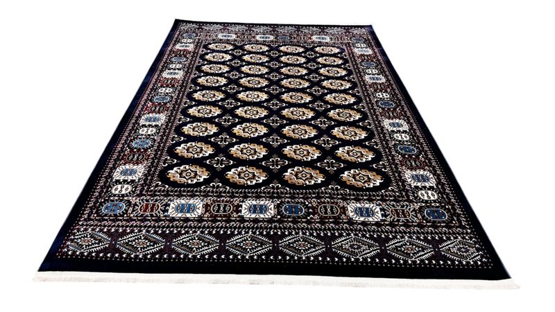 Red Bukhara Design Machine Made Rug/Carpet - 290 x 200cm