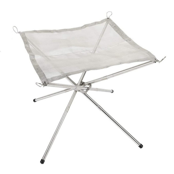 Large (55cm) Collapsible Mesh Fire Pit - For Your Patio or Camping Trip