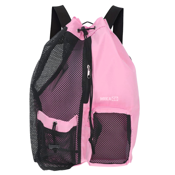 MIkaco Drawstring Mesh Beach &amp; Sports Backpack-Lightweight Travel Bag